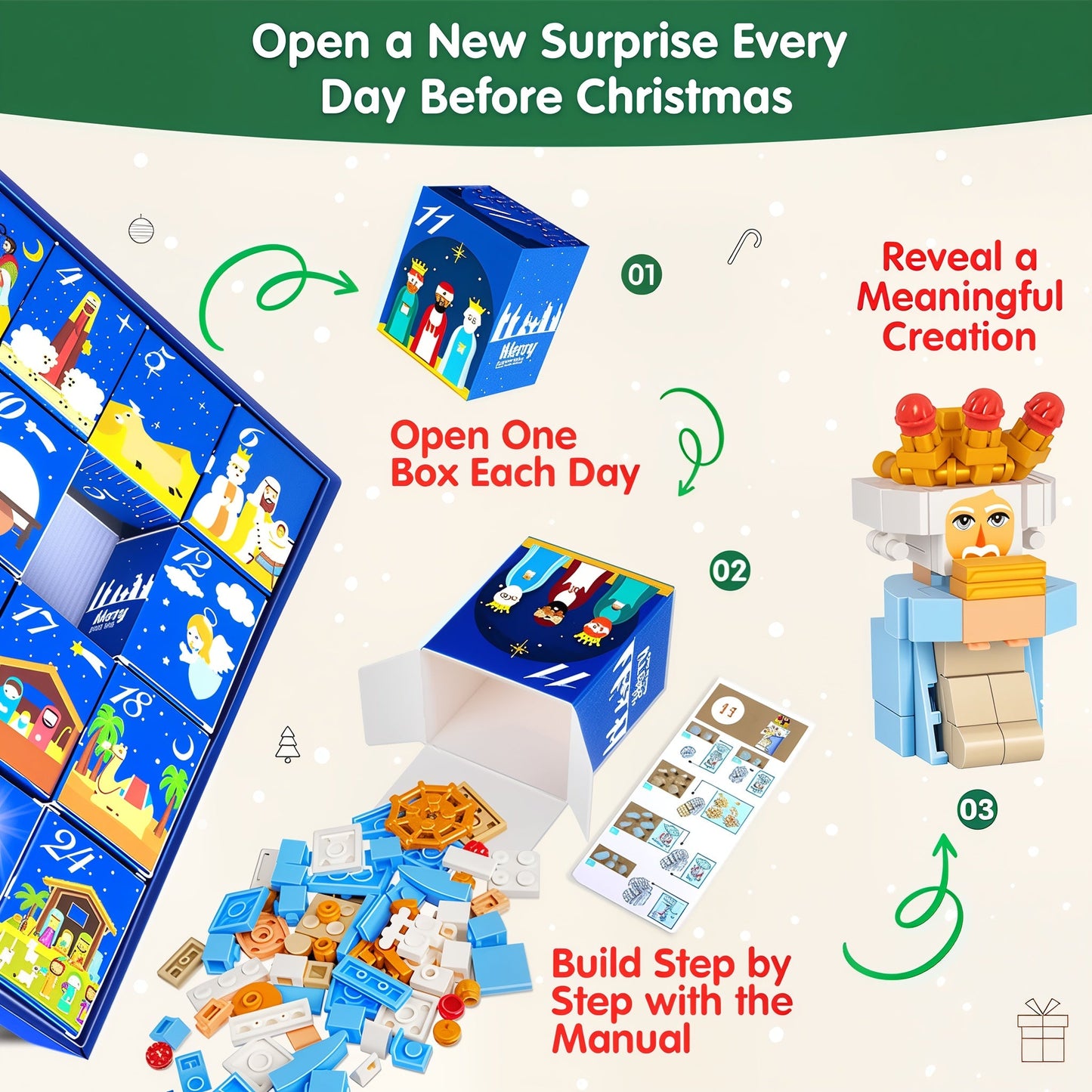 LEGO Brick-Build Nativity Advent Calendar